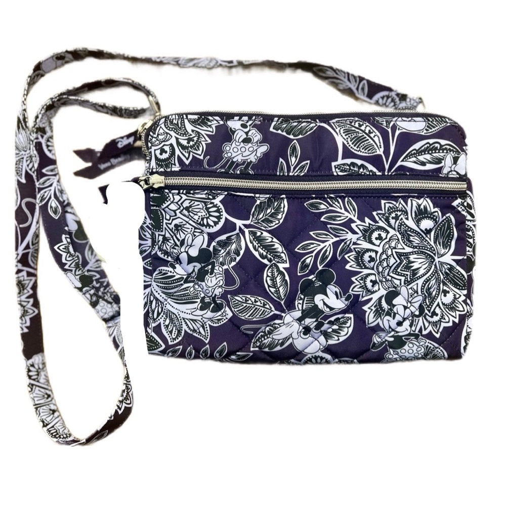 Vera Bradley Disney Mickey & Minnie's Flirty Floral Tonal Crossbody - NWOT